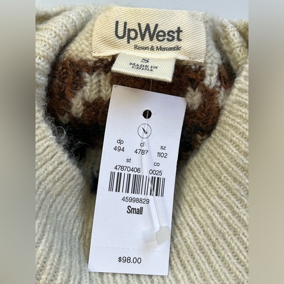 UpWest Comfy Vintage Fair Isle Sweater Dress R150 - Picture 7 of 11